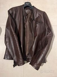 giacca vera pelle bata