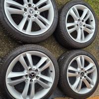 cerchi 17 Mercedes classe c con antineve