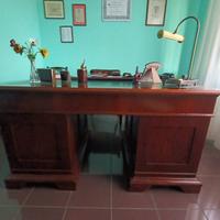 Scrivania e Libreria in Mogano fine 800.