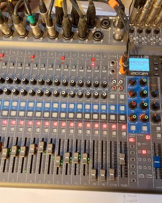 Zoom L20 Mixer Digitale + Connettore  Bluetooth