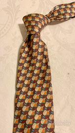 Cravatta Hermes in pura seta