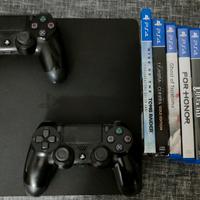 PlayStation PS4 slim + 2 joystick