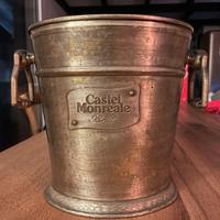 Secchiello ghiaccio Castel Monreale in acciaio