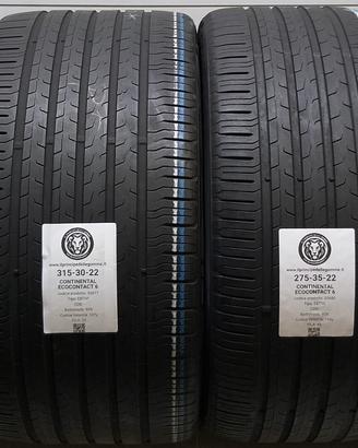 4 GOMME 275 35 22 E 315 30 22 CONTINENTAL A55677/A