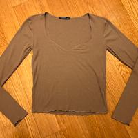 Maglia stradivarius M marrone