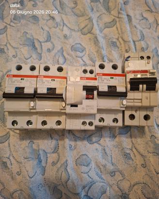magnetotermico differenziale  taglie 10 16 30mA 30
