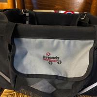 Trasportino cane per bicicletta