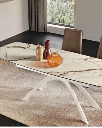TAVOLO 90X160 ALLUNG.240 CAPODARTE SPIDER BORGHINI