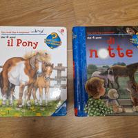 Libri Il Pony e Di Notte ed. La Cocinella
