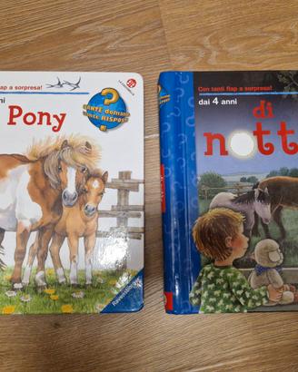 Libri Il Pony e Di Notte ed. La Cocinella