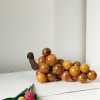 Grappolo Uva in marmo di alabastro - Vintage