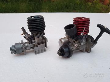 2 Motori a Scoppio Auto RC Kyosho GX-15 & Infinity