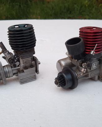 2 Motori a Scoppio Auto RC Kyosho GX-15 & Infinity