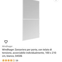 zanzariera per porta