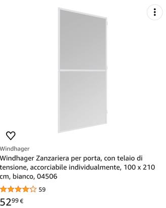 zanzariera per porta