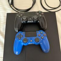 PS4  + cuffie da gaming + 2 joystick