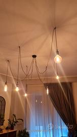 Lampadario a corda 