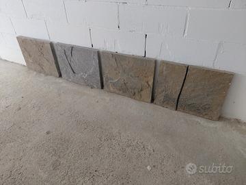 4 piastrelle in pietre da esterno