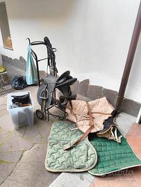 carrello porta sella attrezzato