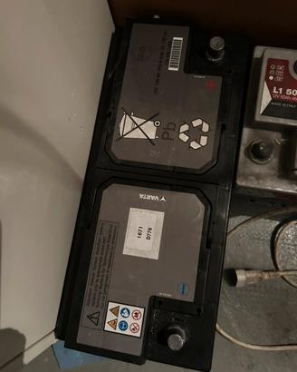 Batteria originale fiat ducato 105ah e Fiamm 50ah
