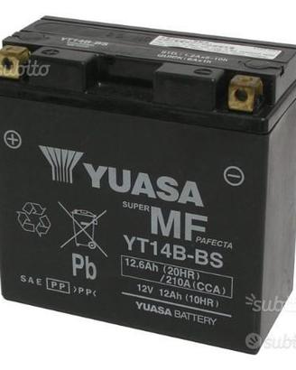 Batteria moto yuasa yt14b-bs