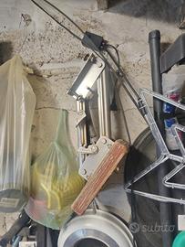 Supporto inox per motore fuoribordo ausiliare 