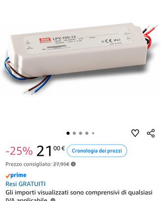 alimentatore 12V 100W