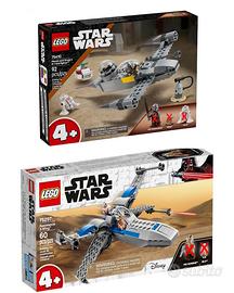 LEGO Star Wars 75410 Mando 75297 Resistance X-wing