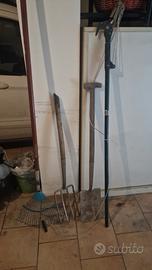 badile vanga rastrello per foglie tagliarami