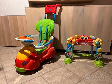 chicco gioco a spinta + porta calcio