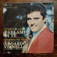 EDOARDO VIANELLO Disco Vinile 7" Parlami di tè 