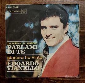 EDOARDO VIANELLO Disco Vinile 7" Parlami di tè 