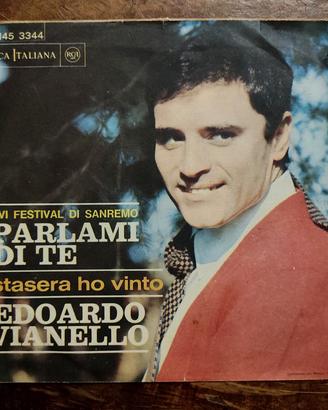 EDOARDO VIANELLO Disco Vinile 7" Parlami di tè 