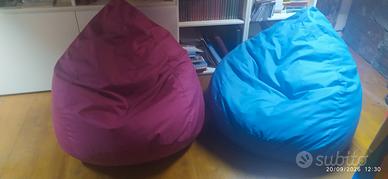 2 poltrone a sacco