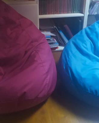 2 poltrone a sacco