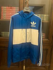 Giubbino Adidas Originals blu e bianco taglia M