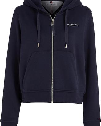 Tommy Hilfiger Felpa con Cappuccio - Donna M
