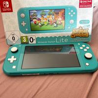 Nintendo switch lite blu con scatola
