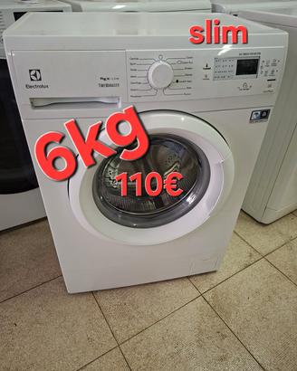 Lavatrice Rex 6kg slim 1000 giri di centrifuga 