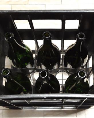 Cassetta  portabottiglie+6 Bottiglie Magnum 1,5L