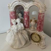 Orologio da tavolo vintage porcellana  Coronetti