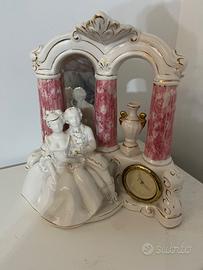 Orologio da tavolo vintage porcellana  Coronetti