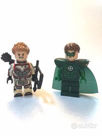Lego Minifigure Hawkeye + Green Lantern