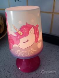 lampada unicorno con pile