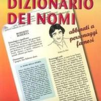 "grande dizionario dei nomi abbinati a personaggi