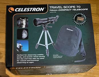 Telescopio celestron 70mm