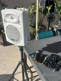 CASSA AMPLIFICATA PORTATILE 400W
