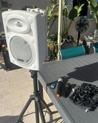 CASSA AMPLIFICATA PORTATILE 400W