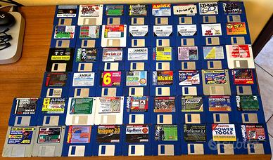 NN.50 FLOPPY DISK DS DD AMIGA 500 ORIGINALI LOTTO