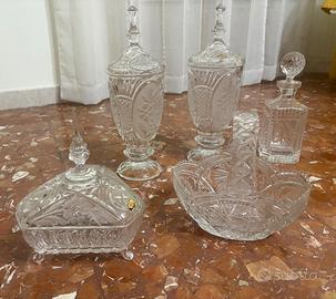 OGGETTI DI CRISTALLERIA VINTAGE 